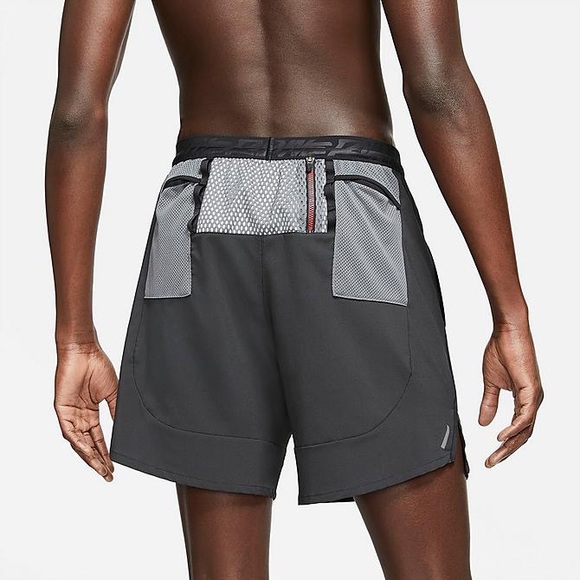 Nike Flex Stride Wild Run Shorts Black/Red Men’s Dri-Fit - Picture 4 of 4